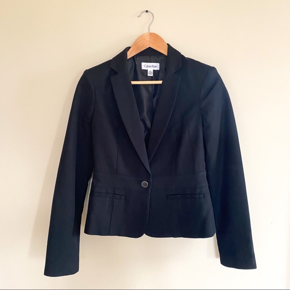 Calvin Klein Black Blazer - Picture 1 of 6